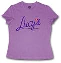 I Love Lucy LUCYS VINTAGE WINES Ladies Baby Doll Fitted T-shirt Tee Shirt