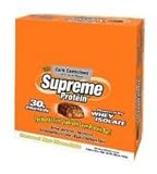 Supreme Protein Bar, Caramel Nut Chocolate, 12 - 3.38 oz Bars