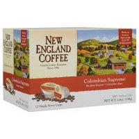New England Coffee Colombian Supremo Single Serve Cups - 12 CT