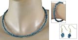 Crystal jewelry set, 'Sky Turquoise' 16 L