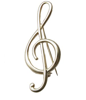 G Cleff Pin