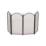 Outdoor Living : UniFlame 4 Fold Triple-Plated 25in High Mini Black Screen