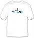 T-shirt with Tower of London, Great Britain, cultural, Britain, England, English, bus, river, geography, London Bridge, tower, architecture, bridge, doubledecker, Thames River, culture