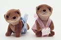 Sylvanian Families Otter Twin Babies