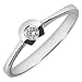 Forzieri 18K White Gold & Diamond Solitaire Ring