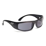 HOVEN GREASER 10-0201 BLACK MATTE HANDMADE ACETATE FRAME GREY LENS PLASTIC SUNGLASSES by