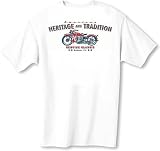 American Heritage Biker Adult T-shirt Tee Shirt - (back print)