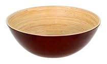 Simply Bamboo 12" Bamboo Bowl Mahogany