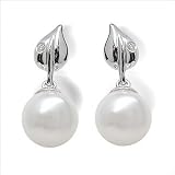 Dew Drop White Japanese Akoya Cultured Pearl Earring