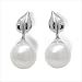 Dew Drop White Japanese Akoya Cultured Pearl Earring