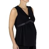 Liz Lange for Target Maternity Sleeveless Empire Waist Top - Ebony (XS)