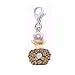 14k Gold Brown and White Diamond Perfume Charm