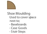1/2' x 3/4' x 6.5 LFT Brazilian Mesquite Shoe Molding