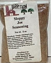 Sloppy Joe Seasoning Blend, 2 oz. by Barry Farm