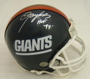 Lawrence Taylor Autographed New York Giants Mini Helmet
