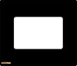 WOW!PAD 8.0" x 9.25" Photo Frame Mouse Pad--Black ( 8PF79-001 )