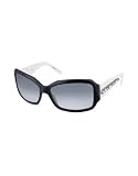 Salvatore Ferragamo Multicolor Swarovski Crystal Decorated Temple Sunglasses black/shaded grey