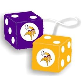 Minnesota Vikings Fuzzy Dice
