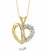 10K Yellow Gold 0.50 Carat Diamond Necklace