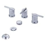 Danze D326058BN Parma Three Handle Bidet Faucet, Brushed Nickel