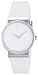 Movado Women's Sapphire Energy White Rubber Strap Watch #060670