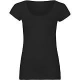 FULL TILT Womens Scoop Neck Tee - Black