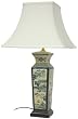 Big Discount Great Value on Sale - 27" Oriental Vase Table Lamp w/ Pagoda Shade - JCOX-206L