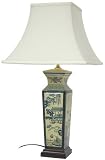 Big Discount Great Value on Sale - 27" Oriental Vase Table Lamp w/ Pagoda Shade - JCOX-206L