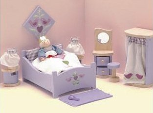 Childrens Toyshop  Toys : Song Bird Bedroom Doll Furniture Set by Le Toy Van