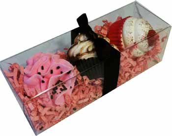 Image of Feeling Smitten Bakery Set of 3 Mini Cupcake Bath Bombs