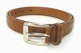 Women's 1' Skinny Jean Tan/Camel Leather Belt