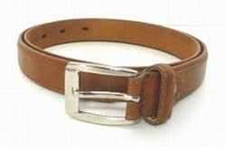 Women's 1' Skinny Jean Tan/Camel Leather Belt