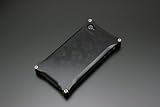 GILD design iPhone4/4S対応アルミジャケット 【Orobianco×GILDdesignコラボレーションモデル】 ソリッド モノグラム ブラック GIOB-200BM モノグラム