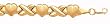 10k Yellow Gold Heart Bracelet- 7"