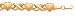 10k Yellow Gold Heart Bracelet- 7"