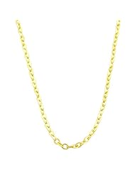 14 Karat Yellow Gold 1.3-mm Round Cable Chain (18 Inch)