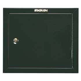 Stack-On GC-900-5 Steel Pistol/Ammo Cabinet, Green