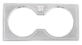 T-Rex 11960 T1 Series Billet Brushed Interior Center Console Cup Holder