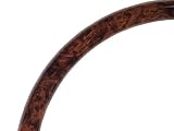 Billet Specialties 29012 Simulated Burl Wood Leather Half Wrap Steering Wheel