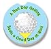 A Bad Day Golfing Car Coaster, Single
