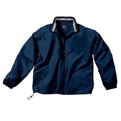 Men's Nantucket Wind Jacket, Navy/Light Khaki