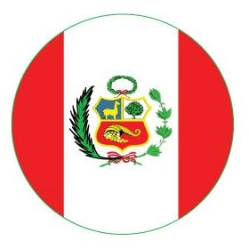 Peru Elipse Auto Glass Sticker