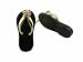 Onyx Flip Flop Plumeria Strap Sandal Earrings, 14k Gold