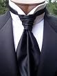 Tuxedo Tie Black-Banded "Solid Fusion" Shar-Pei Cravat Tuxedo Tie Black-Banded "Solid Fusion" Shar-Pei Cravat