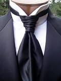 Tuxedo Tie Black-Banded "Solid Fusion" Shar-Pei Cravat