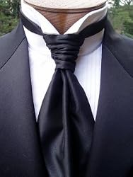 Tuxedo Tie Black-Banded "Solid Fusion" Shar-Pei Cravat