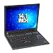 IBM ThinkPad T43 Notebook PC (Off-Lease) - Intel Pentium M 1.73GHz, 1GB DDR2, 40GB HDD, DVD, WiFi 14.1