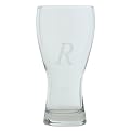 R - BLOCK MONOGRAM PILSNER SET OF 4