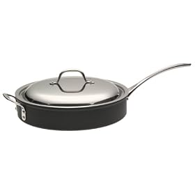 Calphalon Commercial Nonstick 5-Quart Saut� Pan with Lid by Calphalon