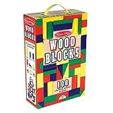 Melissa and Doug 100 Piece Wood Blocks Set
